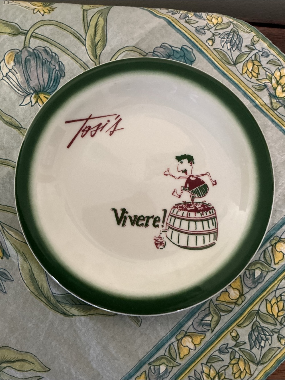 Homer Laughlin Restaurantware Plate Tosi’s Italian Stevensville Michigan